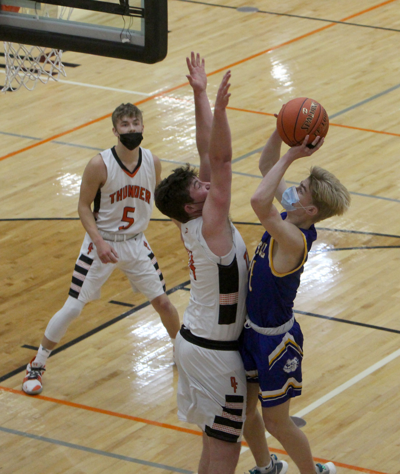 McDonell boys basketball at Osseo-Fairchild 1-11-21